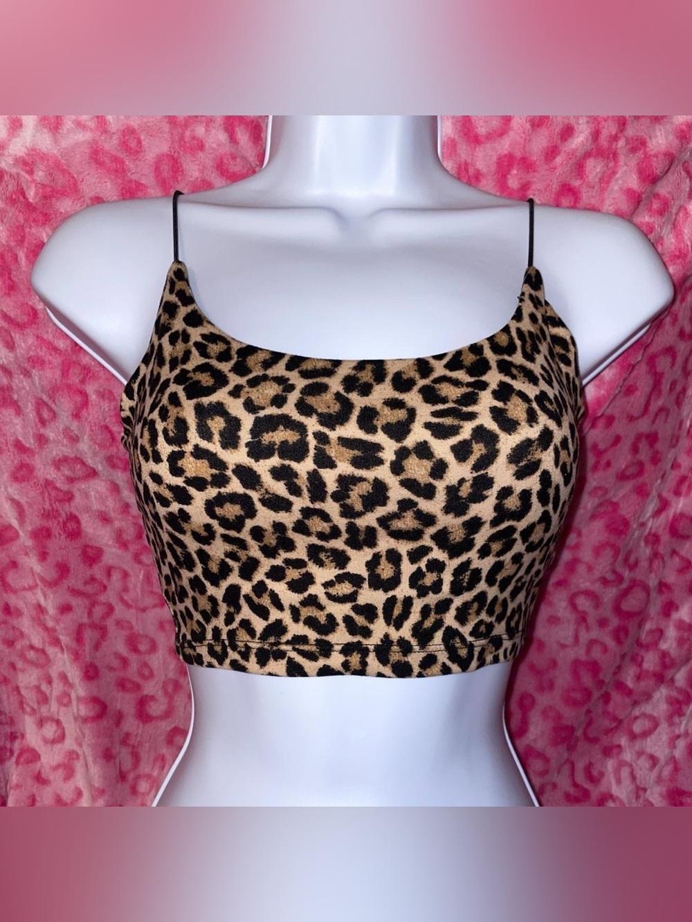 Windsor leopard print crop top